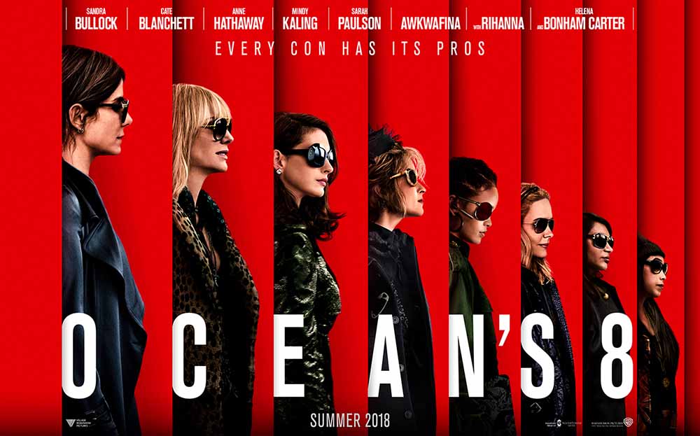 Ocean's 8 med Sandra Bullock, Rihanna og Anne Hathaway